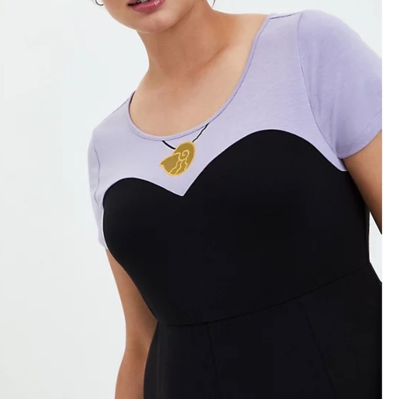 TORRID NWT LITTLE MERMAID - URSULA MAXI DRESS - Picture 3 of 6